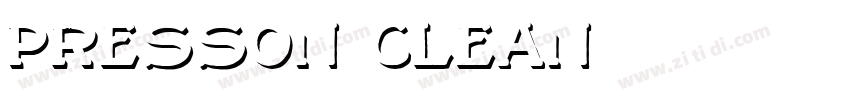 Presson Clean字体转换